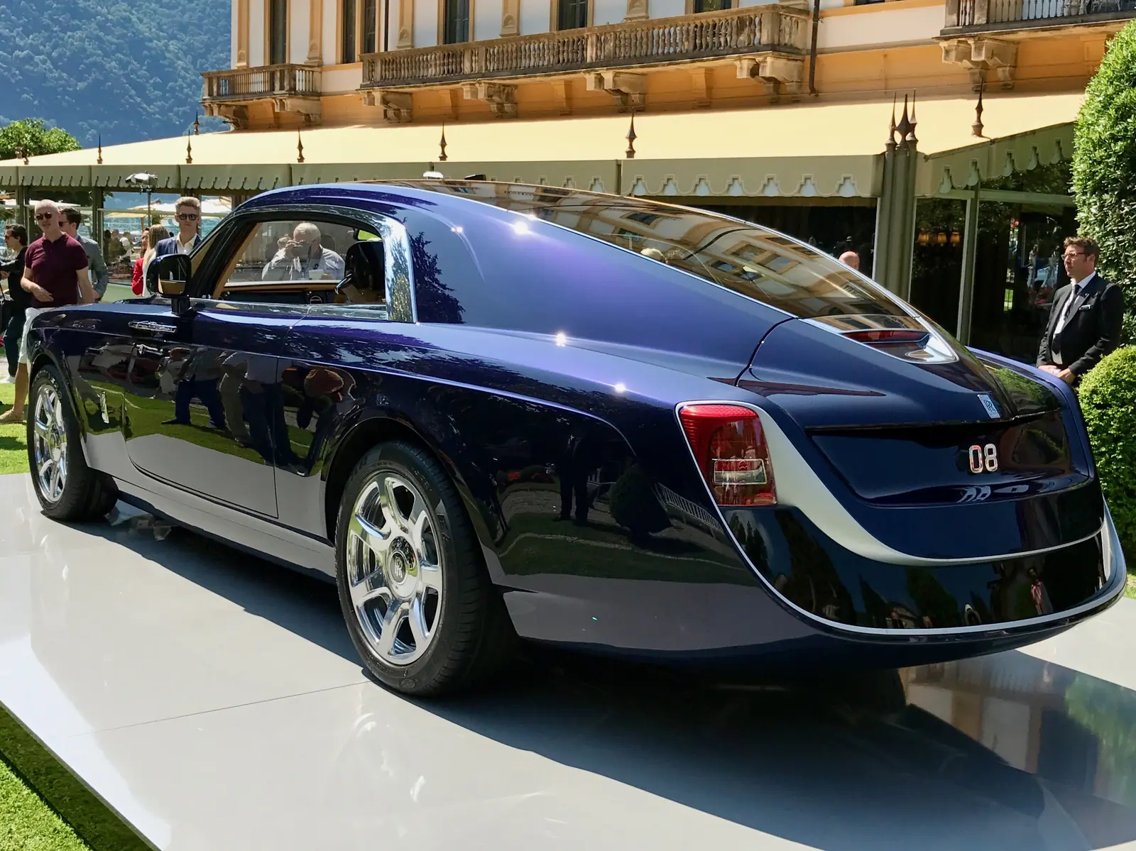 Rolls-Royce Sweptail with its boat-tail rear